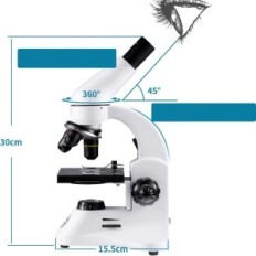 Bebang MS-2000 Microscope, 100x-2000x, smartphone tripod, flashlight