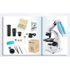 Bebang MS-2000 Microscopio, 100x-2000x, treppiede per smartphone, torcia elettrica