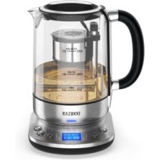 Bollitore elettrico Racora 1.7 L, 1500W, Auto-flat, Acciaio inossidabile