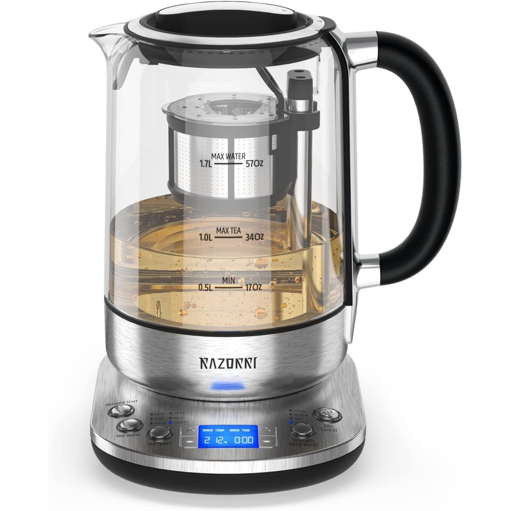 Razorri Elektrisk kedel 1.7 l, 1500W, selvtilfreds, rustfrit stål