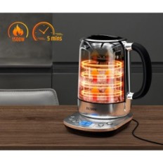 Razorri Electric konvice 1.7 L, 1500W, samoobjemná, nerezová ocel