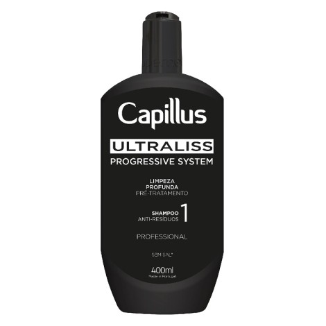 Capillus Ultraliss Nanoplastic, šampon za čišćenje, korak 1, 400ml — pogled sprijeda