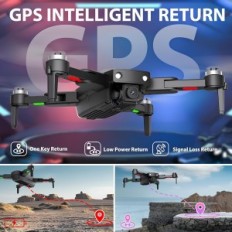 Dron GPS IDEA 33 con fotocamera 4K 5G WiFi Pieghevole FPV Quadcopter, mostra