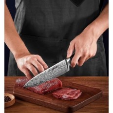 D.PERLLA couteaux définis, 14 pcs, taille d'affichage intégré, avec un stand, utilisé