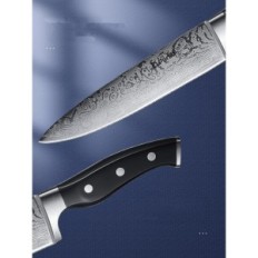 D.PerlaLA Messer eingestellt, 14 Stück, eingebauter Spitzer, mit einem Stand, verwendet