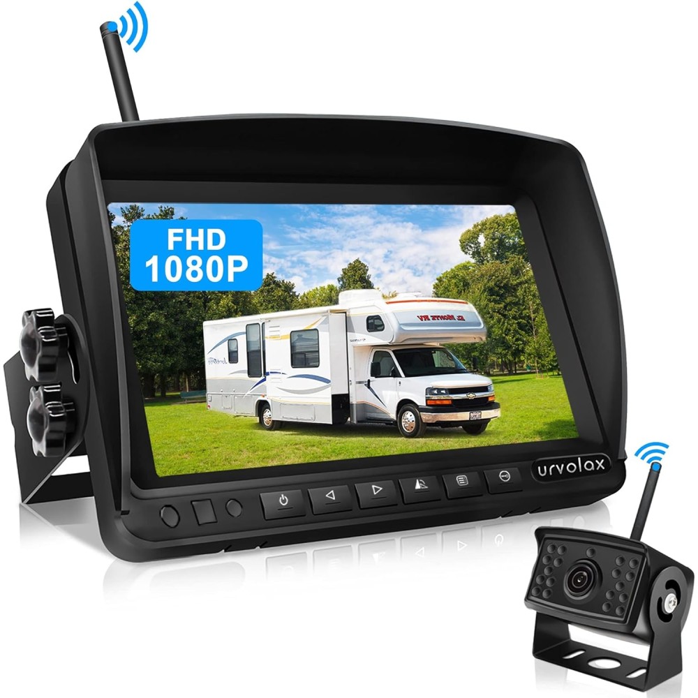 Trådlös Urvolax Recercing Camera, Monitor 7 '', IP69, 1080p, 170 °