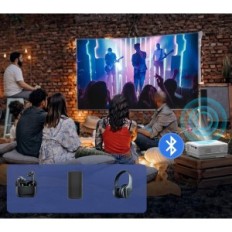 AKATOU Miniprojeder 5G Wifi, XR21, Bluetooth, Full HD 1080p, 10000lm