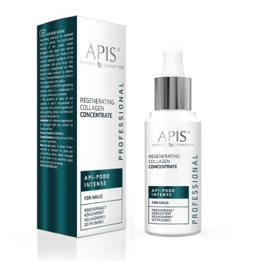Apis Api-Podo Intenzivni regenerativni koncentrat kolagena za nohte 30 ml — sprednji pogled