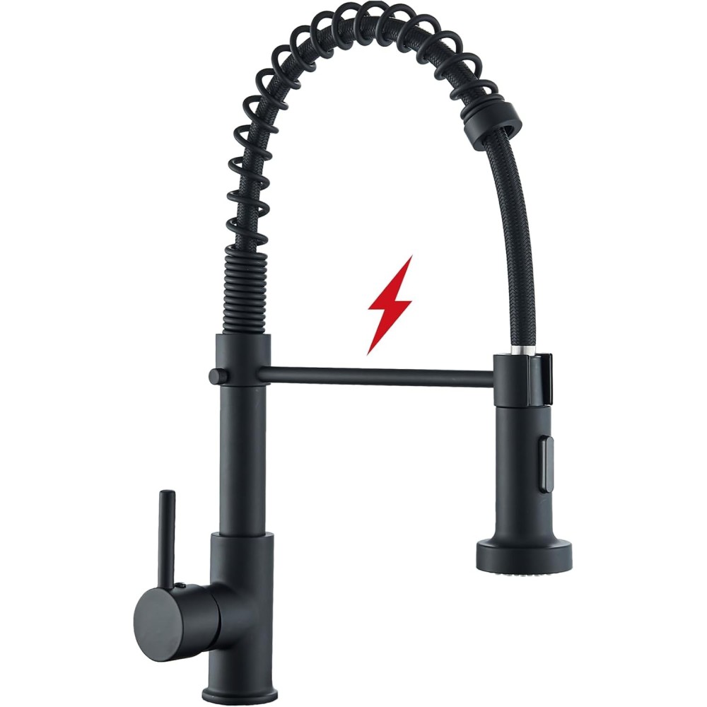 Rubinetto da cucina Huahomy Ymm-8, nero