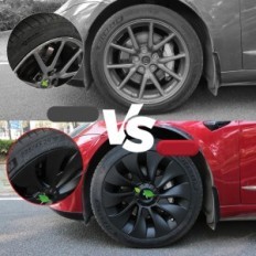 Thinsgo m3 18 '' hooves to Tesla Model 3, Mat-black, 4 pcs.