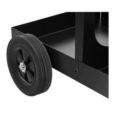 Carro de madera de acero con 3 cajones 2 estantes de carga de carga hasta 75 kg