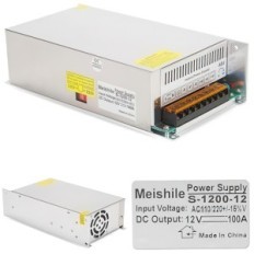 Mishile S-1200-12, 12V, 100A, 1200 W Transformer, 100A, 1200 W, impulsi toiteallikas