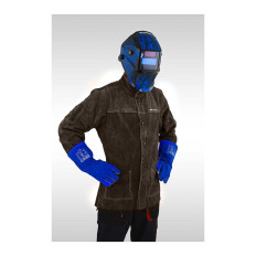 Durable Leather Welding Jacket Size M