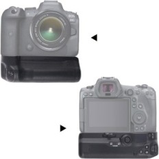 HERSMAY BG-R5 R5 / R6 til Canon Batteri Holder til to LP-E6 batterier