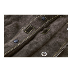 Haltbare Lederschweißjacke Größe M