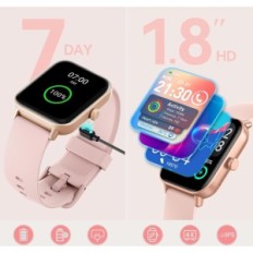 Smartwatch για τις γυναίκες AEAC IDW19, 1,8 '' με αισθητήρα καρδιακού ρυθμού και SPO2, IP68