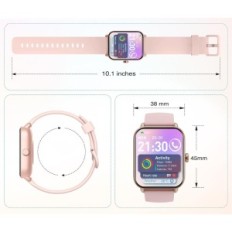 Smartwatch per le donne AEAC IDW19, 1.8 '' con sensore di frequenza cardiaca e SPO2, IP68