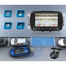 Radio de voiture inefala 2 + 64g avec carton pour Fiat avec caméra inversée