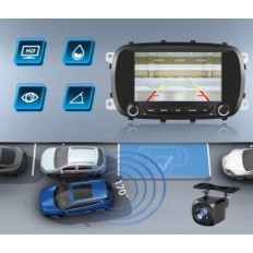 Radio de voiture inefala 2 + 64g avec carton pour Fiat avec caméra inversée