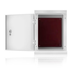 Simmpatu-tilslutningsboks, glasfiber, 30x25x14cm, udstilling