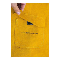 Tablier résistant pour soudeur, en cuir, taille L.