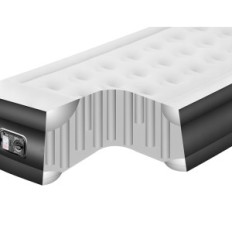 Selvbærende madrass Touchxel 196x97x47cm med pumpe, svart, brukt