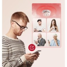 Smart X-Sense XS01-M rökdetektor, WLAN, 12 st, ofullständig uppsättning