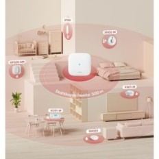 Detector de fumaça XS01-M inteligente XS01-M, WLAN, 12 PCs, conjunto incompleto