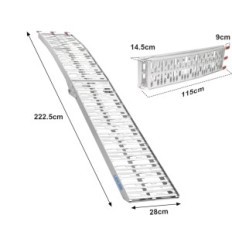 Foldable Ramp for SUVs LiekumM AR07, 90 '', 750 pounds