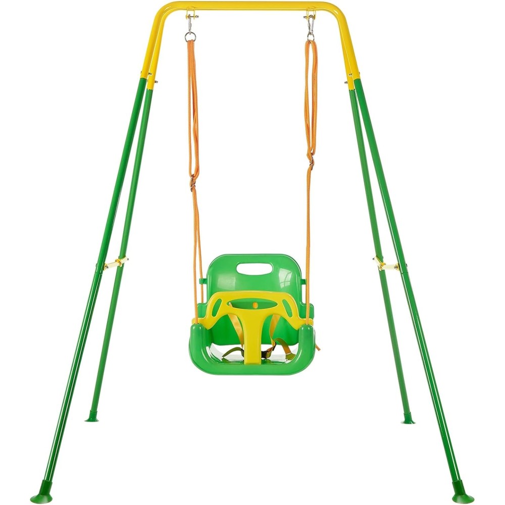 Swing pour enfants Funlio avec 4 sables avec sable, vert clair