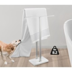 Toalheiro em pé Kes Bth217-2 2-Nível, com uma base de mármore