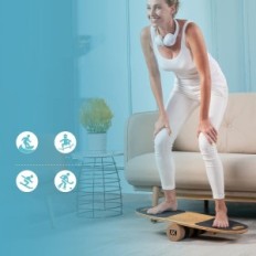 Xcman BB-73 balance board with adjustable stopwatches, for surfing, yoga