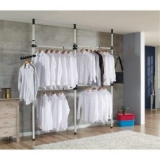 Telescopische kleding Hanger CocoM-systeem, 4 bar, 281-329 cm
