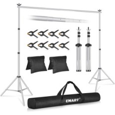 Stand for Emart Photoader, Silver, 2 x 3 m, med 8 klip
