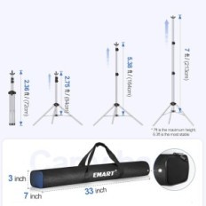 Stand para Emart Photoader, prata, 2 x 3 m, com 8 clipes