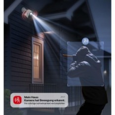 Caméra de surveillance SSC0A X-SenseA avec panneau solaire, 5000 mAh, WiFi