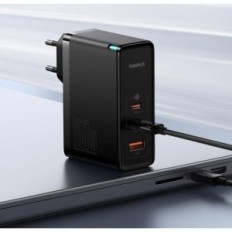 Baseus USB C 160W 3-port nabíjačka PD3.1 GAN5 pre telefóny a notebooky