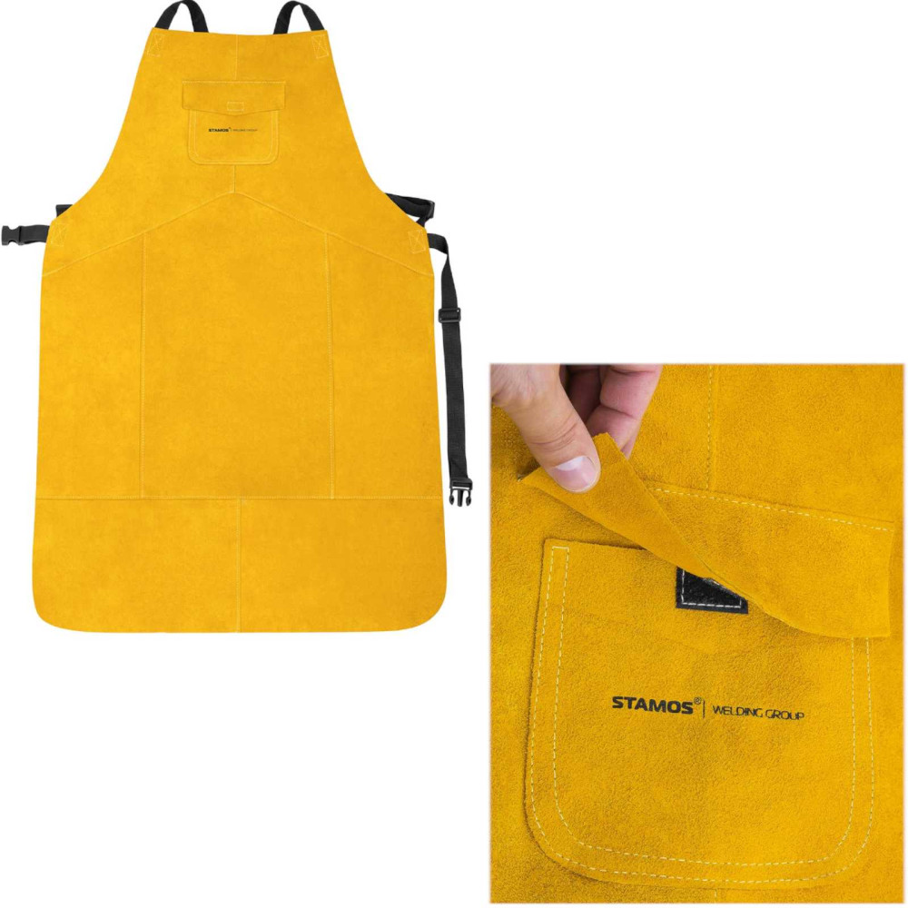 Durable apron for a leather protective welder size XL
