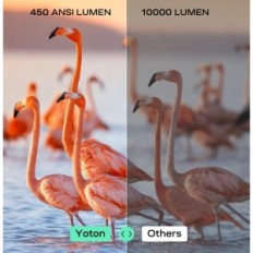 Projektorius Yoton Y9, 15000 liuksų pilnas HD 1080P, "Wi-Fi Bluetooth" 5.2
