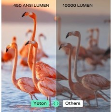 Projetor Yoton Y9, 15000 Lux Full HD 1080p, Wi-Fi Bluetooth 5.2