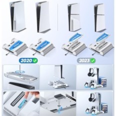 Oivo Docking Station voor PS5 / PS5 SLIM, RGB, 3 Koelmodi