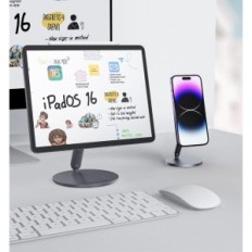 Roterende magnetische basis LULULOK VOOR IPAD PRO, Aluminium