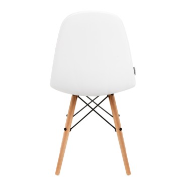 Fauteuil cosmétique 4Rico QS-185 blanc — vue arrière