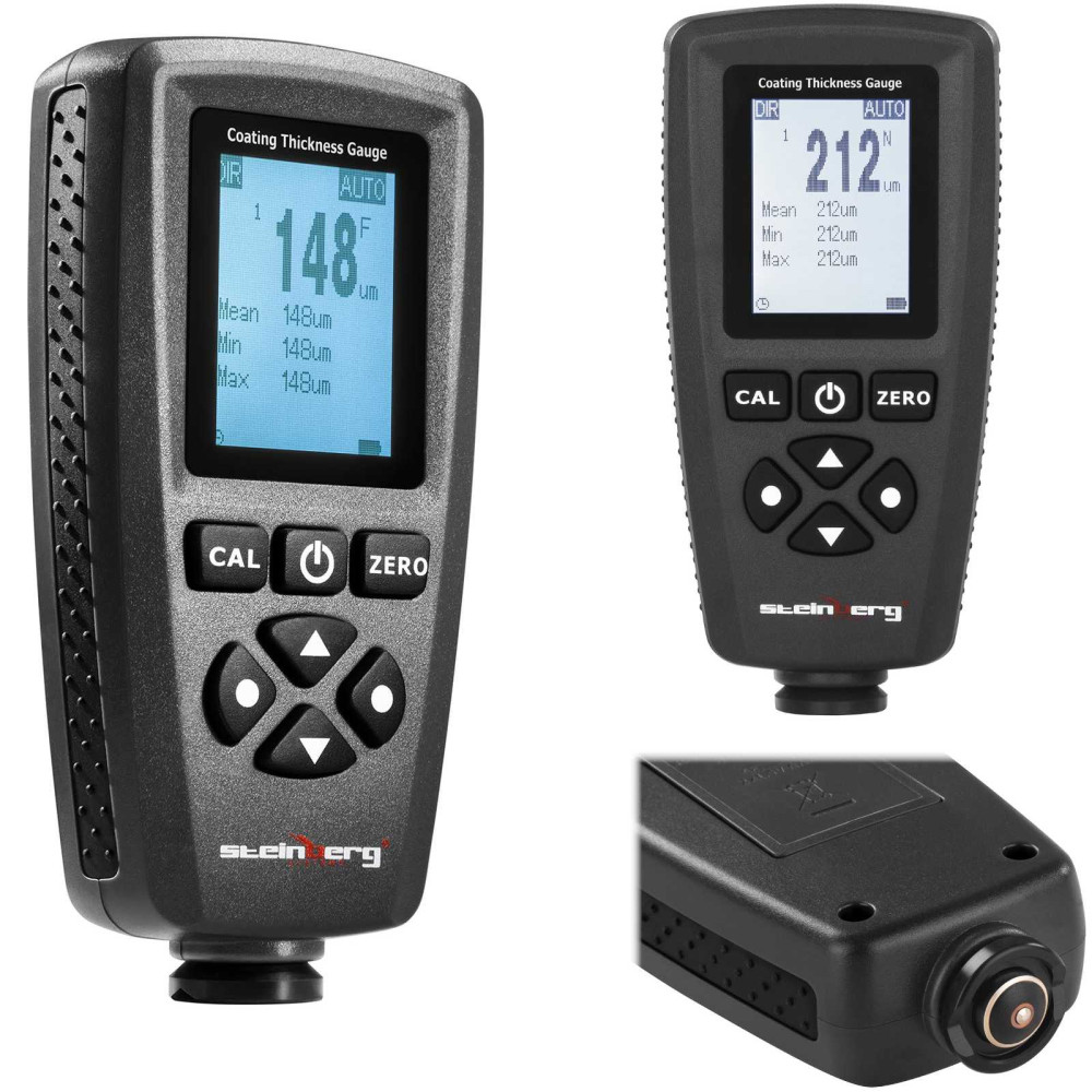 Faixa de medidor de espessura do verniz do carro 0 - 1400 μm