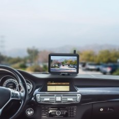 Langaton auto-Vox W7 NO 709, HD 5 '' kääntökamera, IP69-yön visio