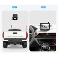 Wireless Auto-VOX W7 nr 709, HD 5 '' Tagurduskaamera, IP69 öövaate