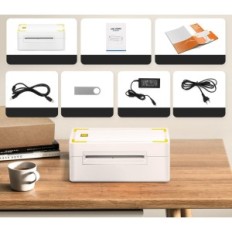 Thermische label Printer Bonvoisin JK-402A, USB en Bluetooth 4x6 '' '