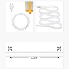LED Neon Alitove RGB 25m 230V, 80 LED / M IP65, IR-afstandsbediening
