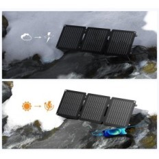 BIGBLUE 20 SOLAR lādētājs ETFE (5V / 4a), USB-A un USB-C, IP65