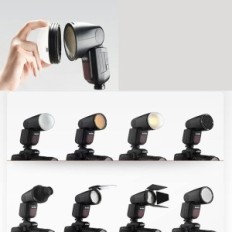 Godox V1N vaku Nikon kerek fej TTL 76 W, 1 / 8000 HSS